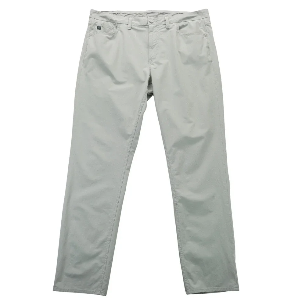 Vineyard Vines On-The-Go 5-Pocket Pants Mens 38x32 Grey Performance Chino OTG